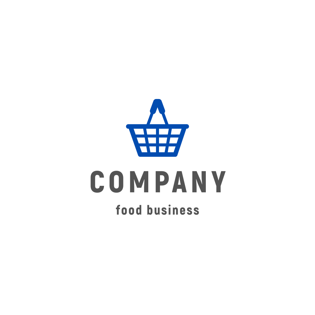 Синий Логотип Корзины Покупок