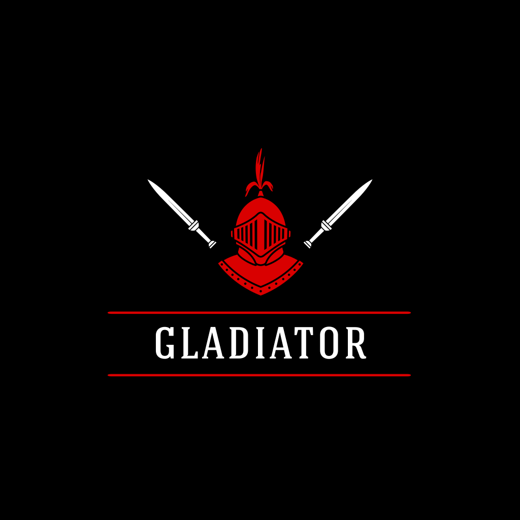 Темный Воин Игровой Логотип