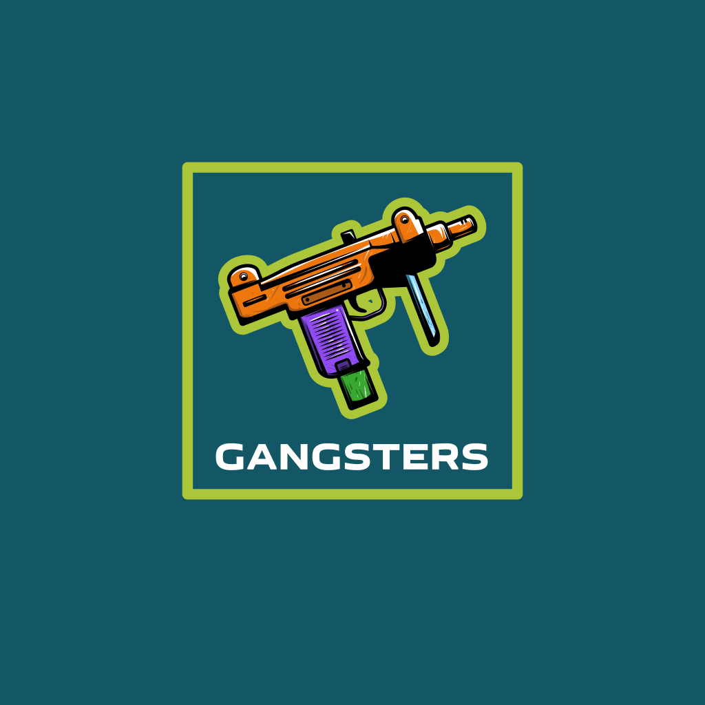 Гангстерский Пистолет Логотип