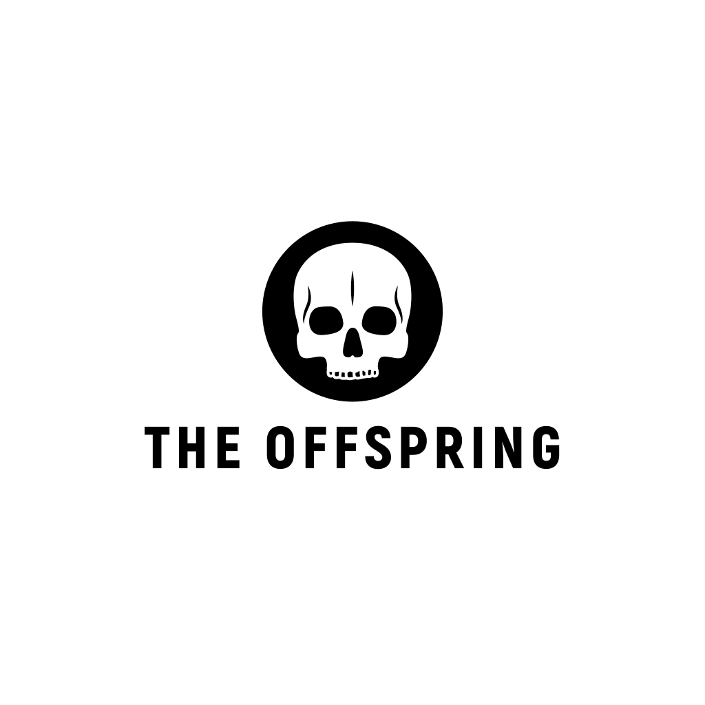 Череп Черно-белый Логотип