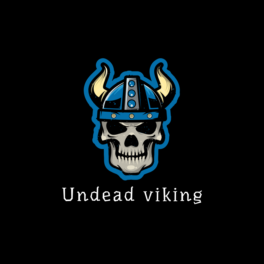 Нежить Викинг Игровой Логотип