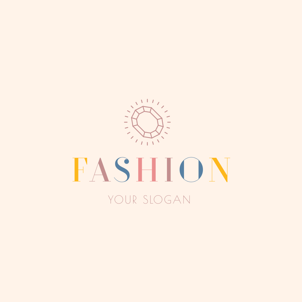 Цветной Текст И Логотип С Драгоценным Камнем