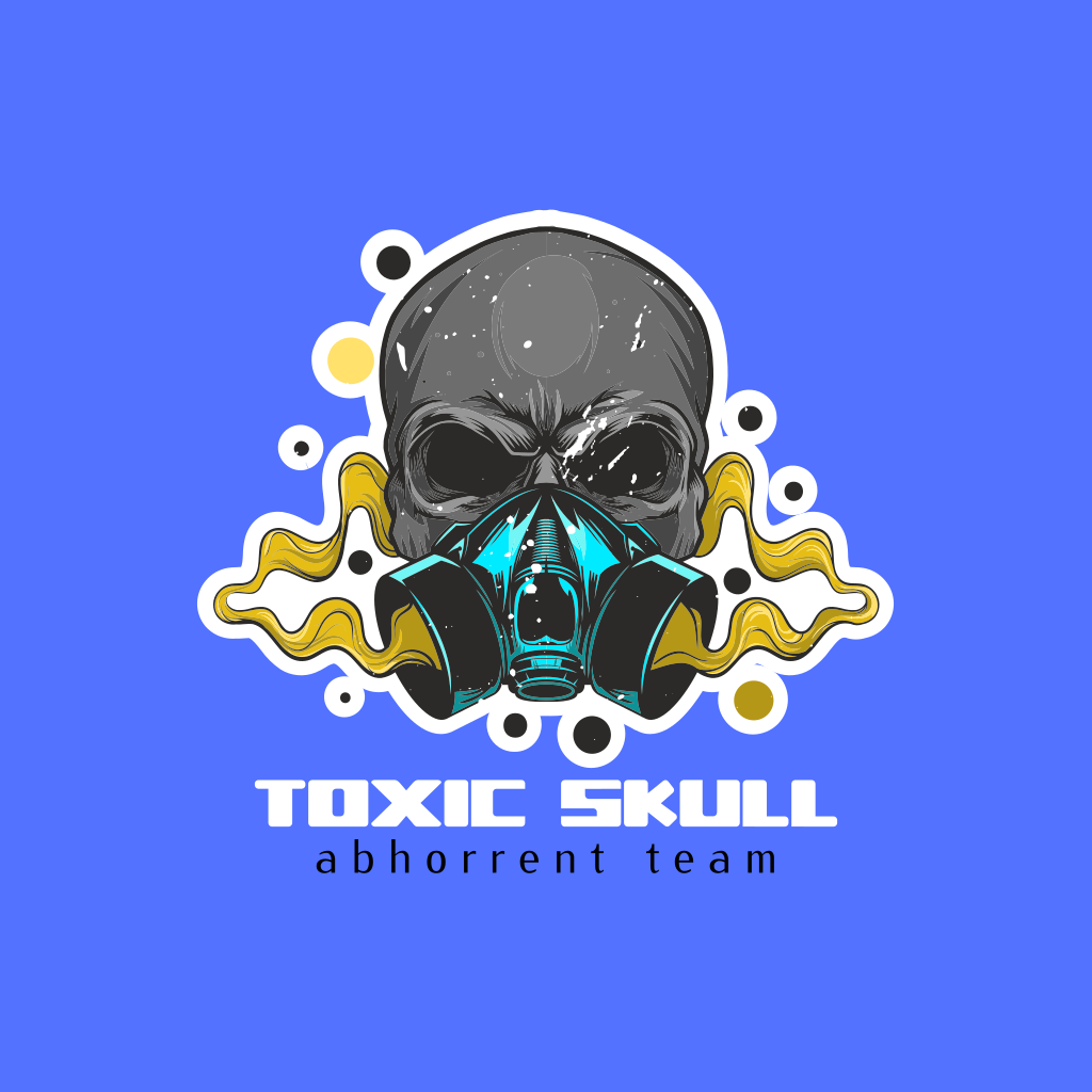 Череп И Противогаз Логотип