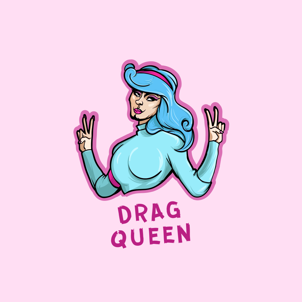 Логотип Игры Перетаскивания Королевы