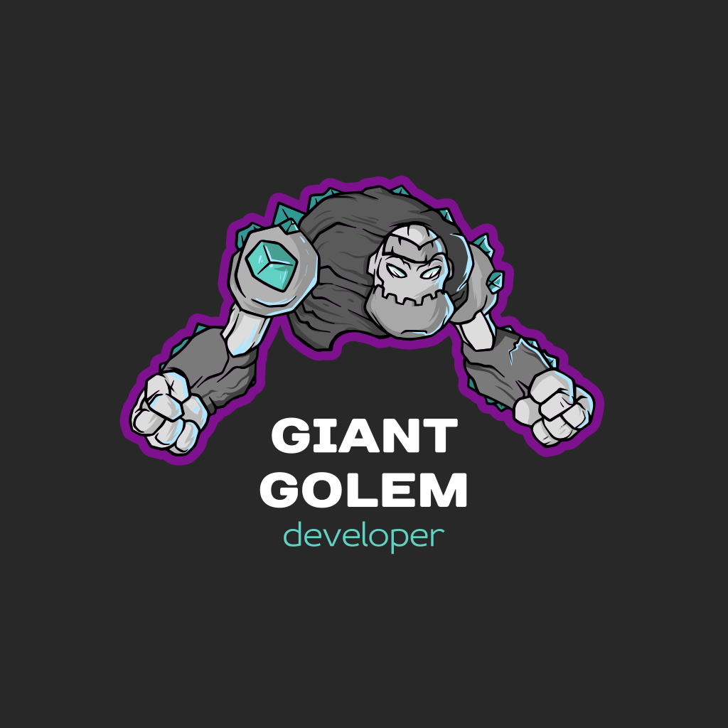 Гигантский Голем Логотип