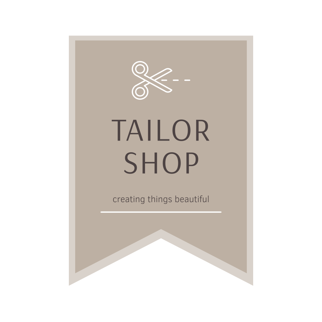 Серый Ножницы Логотип