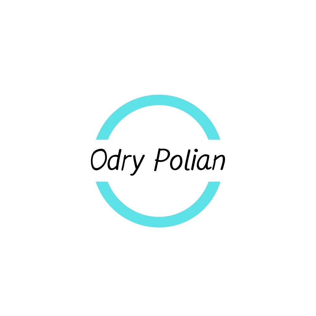 Синий Круг Абстрактный Логотип