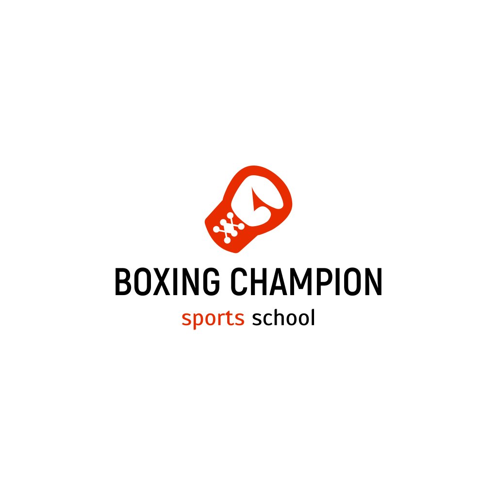Красная Боксерская Перчатка Логотип