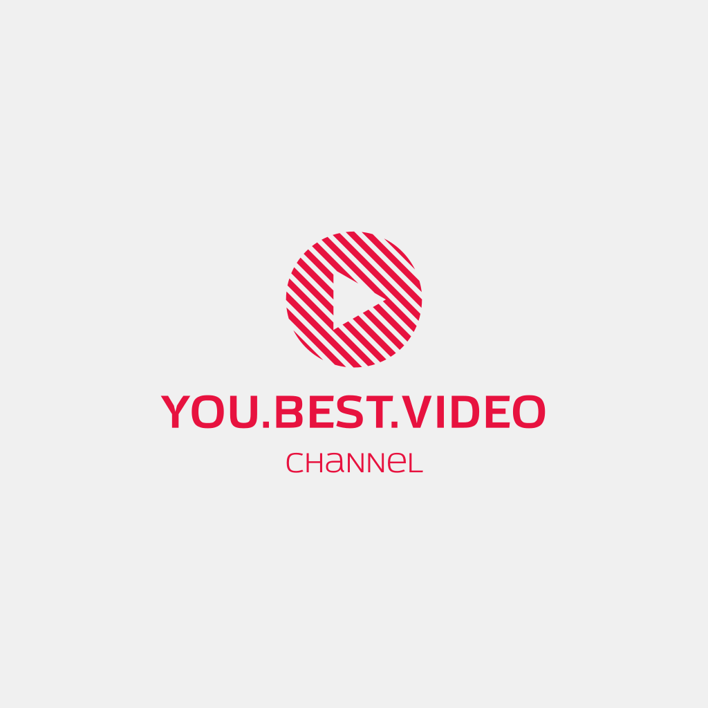 Красный Логотип Кнопки Воспроизведения