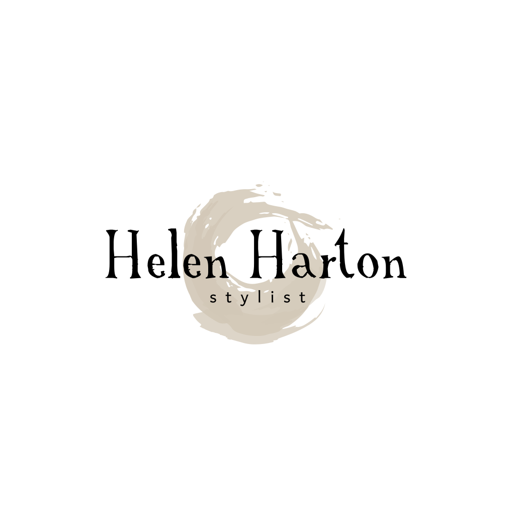 Круглый Серая Краска Мазок Логотип