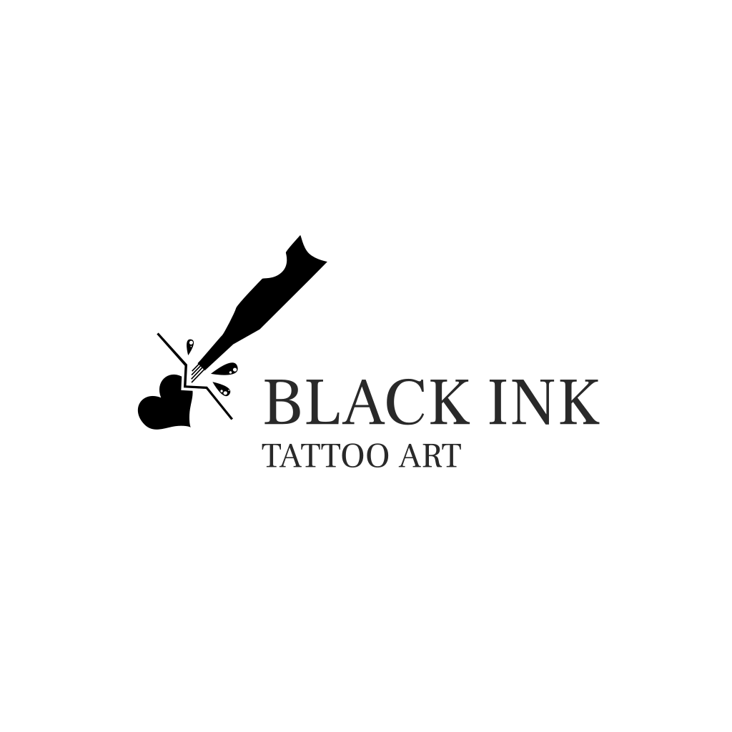 Сердце И Тату Машина Логотип