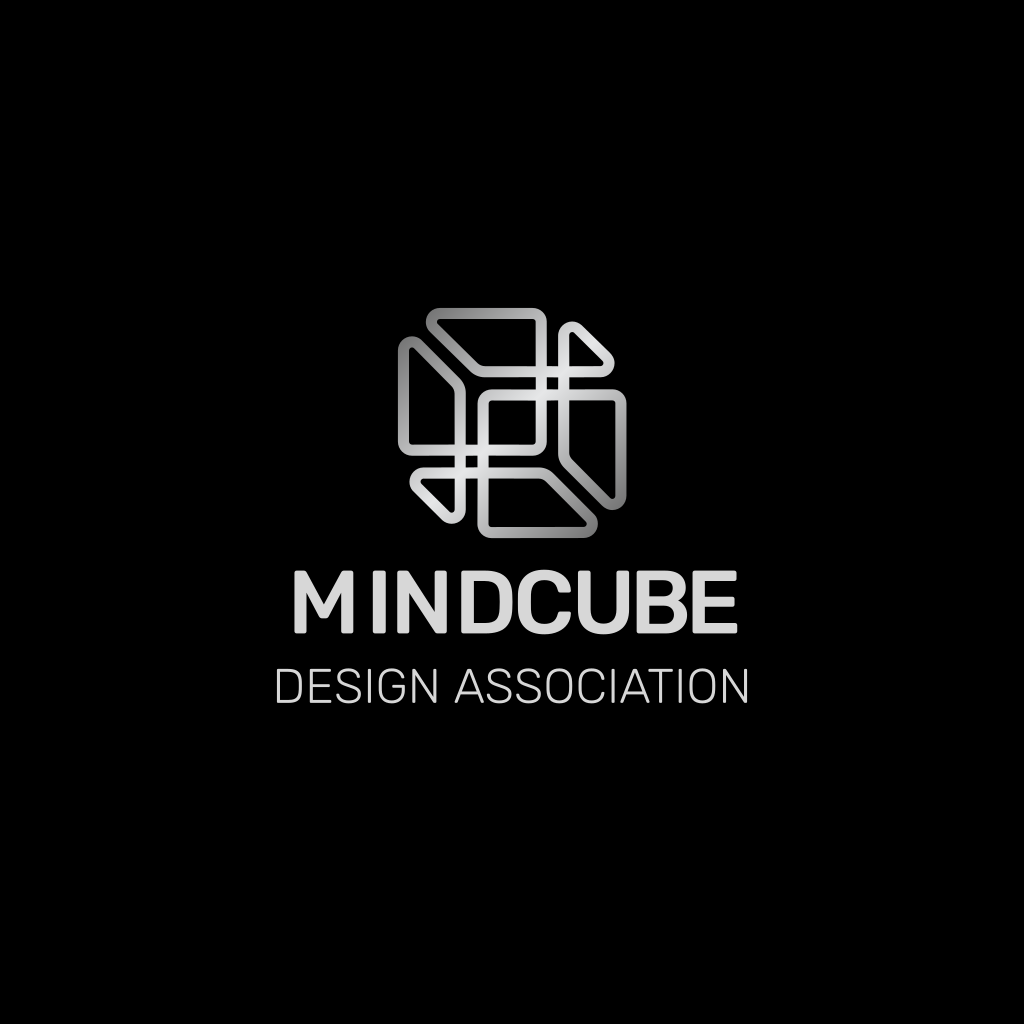 Градиент Футуристический Куб Логотип