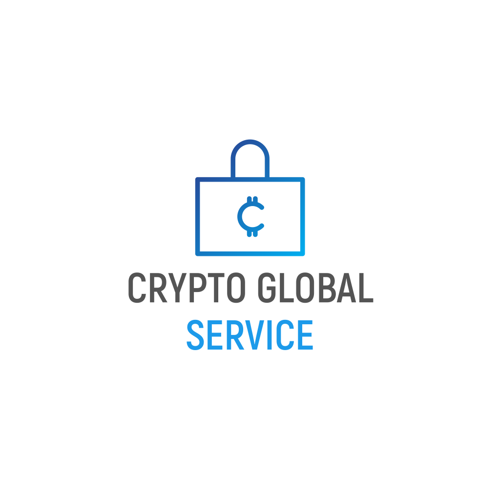 Сумка И Монета Градиент Логотип