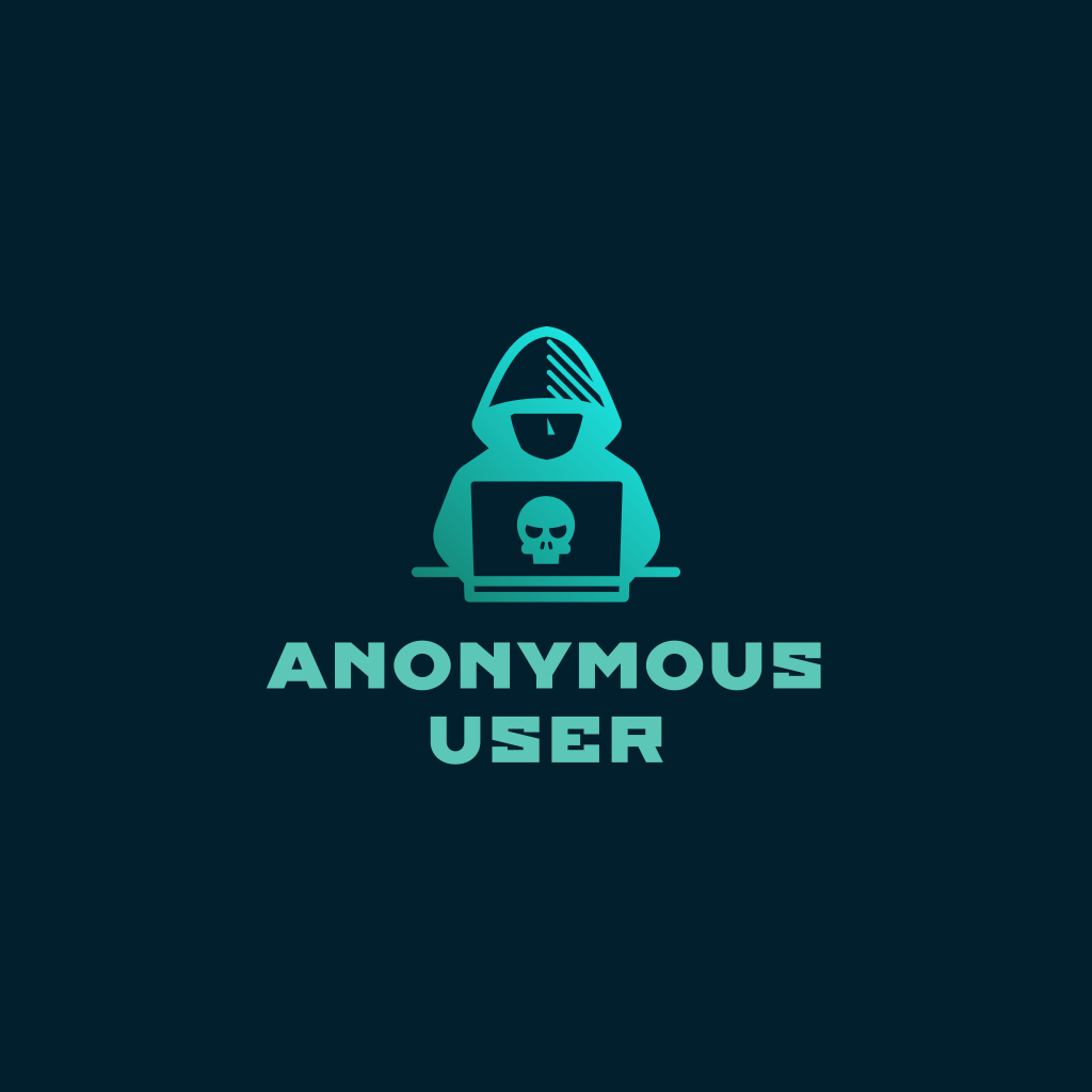 Хакер Цифровой Логотип