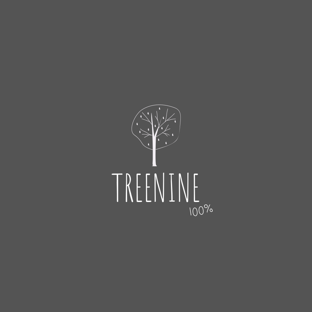 Минималистичный Шаблон Дерева Логотип