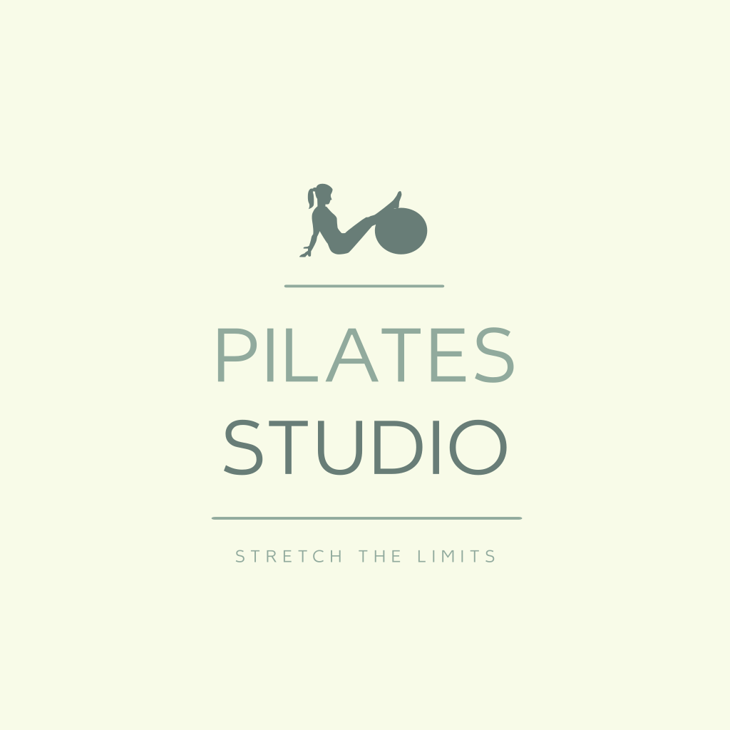 Женщина Пилатес Логотип