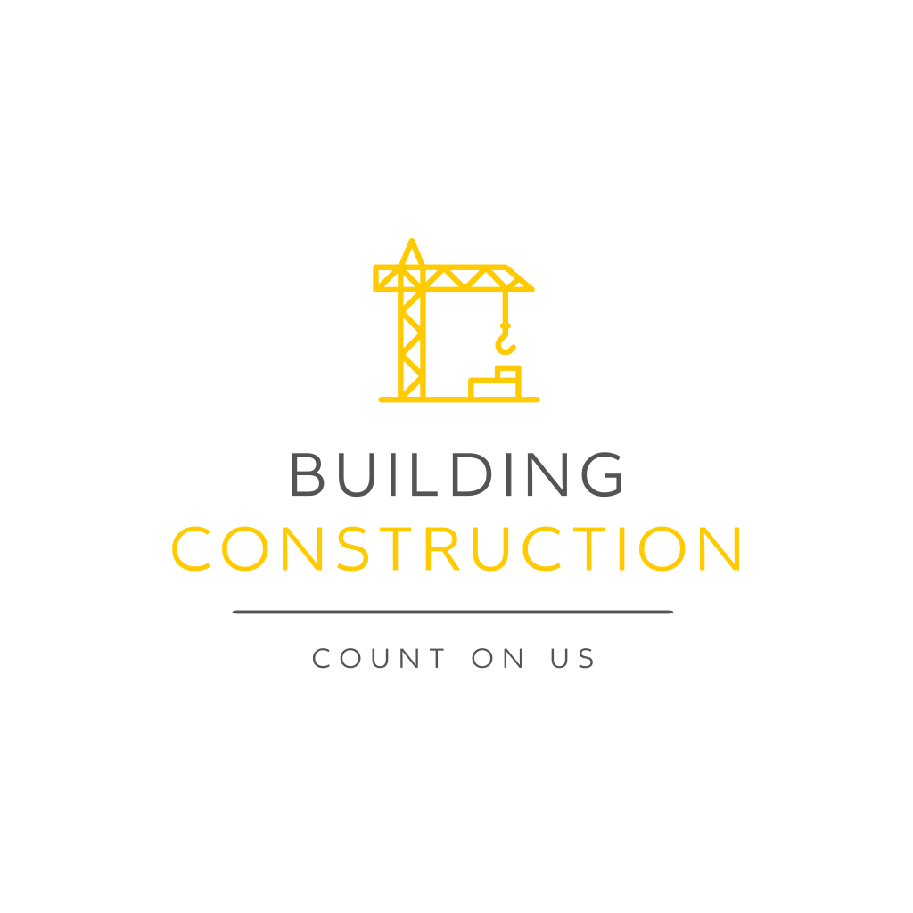 Желтый Подъемный Кран Логотип