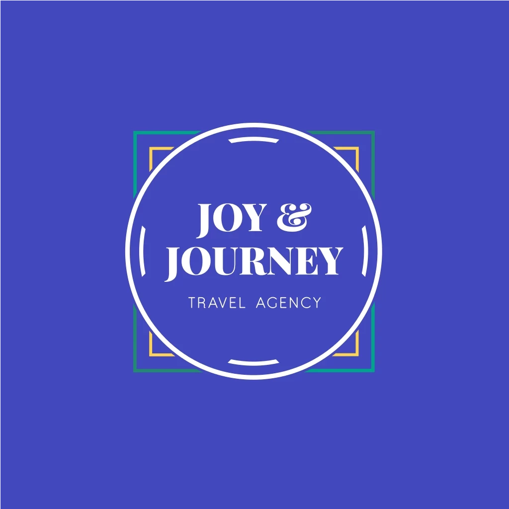 Синий Круг Путешествия Логотип