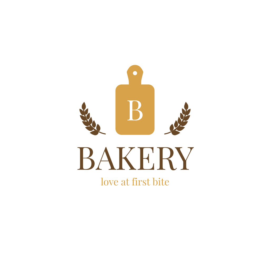 Разделочная Доска И Логотип Пшеницы