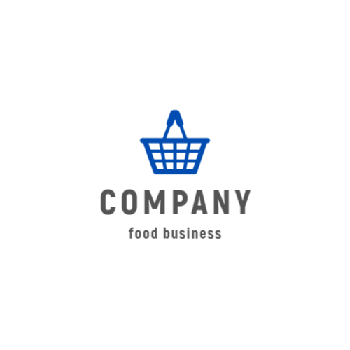 Синий Логотип Корзины Покупок