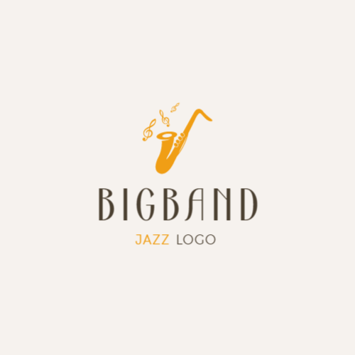 Саксофон Джаз Логотип