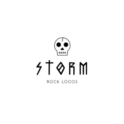 Череп Рок Логотип