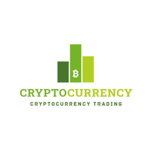 Зеленый График Биткойн Логотип