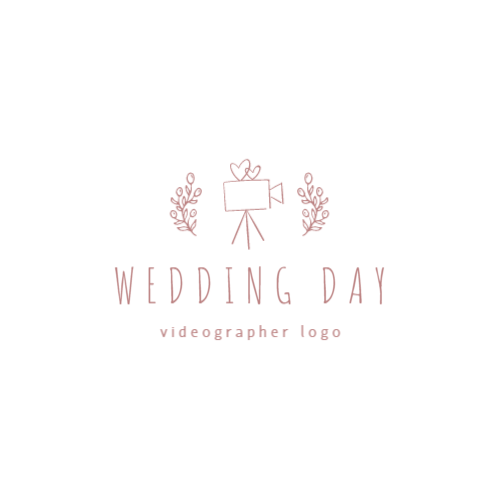 Видеокамера И Цветы Логотип