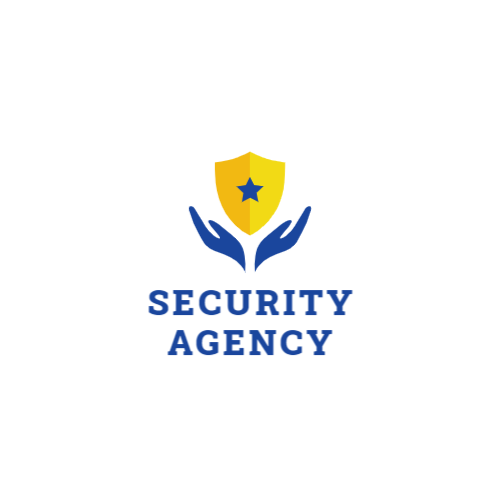 Желтый Щит И Руки Логотип