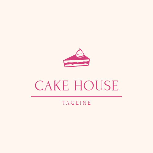 Розовый Торт Логотип