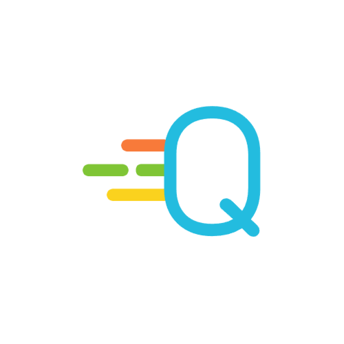 Синяя Буква Q Логотип