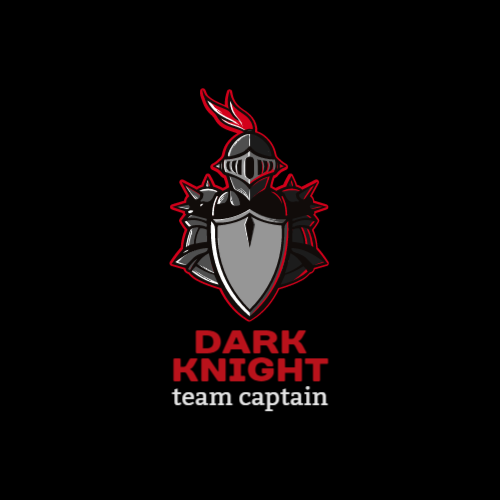 Черный Рыцарь Игровой Логотип