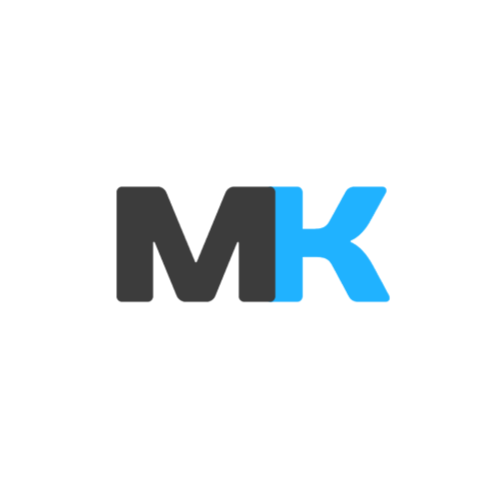 Логотип монограммы M и K