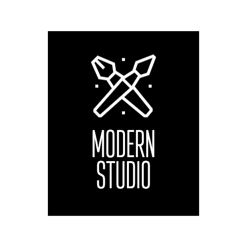 Шестеренка И Карандаш Логотип