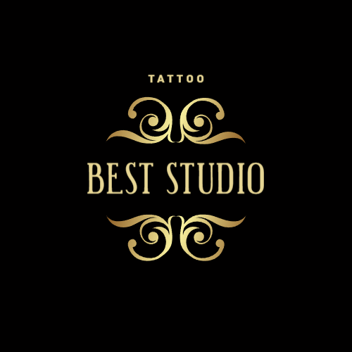 Тату Студия Черный Логотип