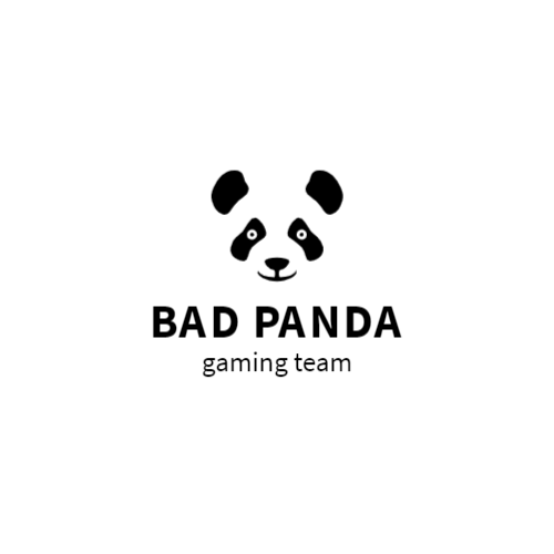 Плохая Панда Игровой Логотип