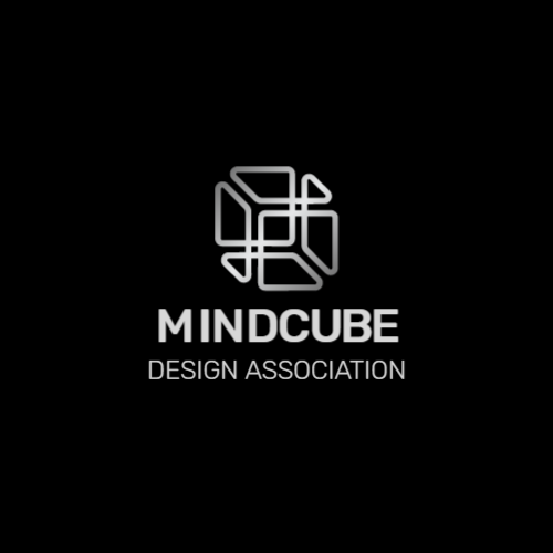 Градиент Футуристический Куб Логотип