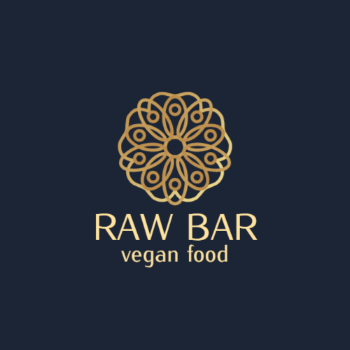 Мандала Веганский Кафе Логотип