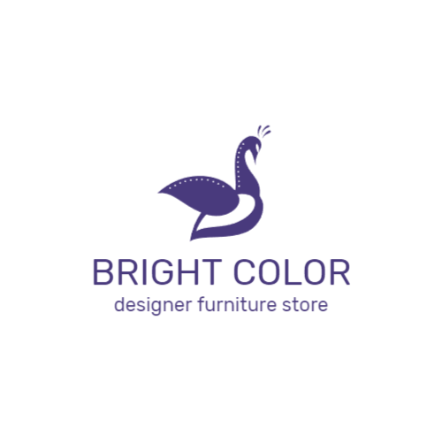 Фиолетовый Павлин Логотип