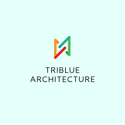 Синий Треугольный Логотип