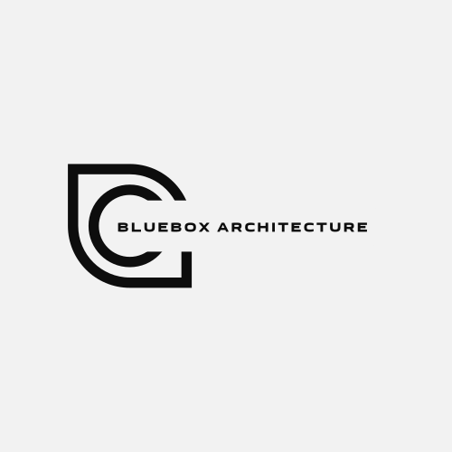 Синий Прямоугольный Логотип