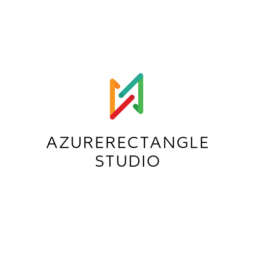 Синий Прямоугольный Логотип