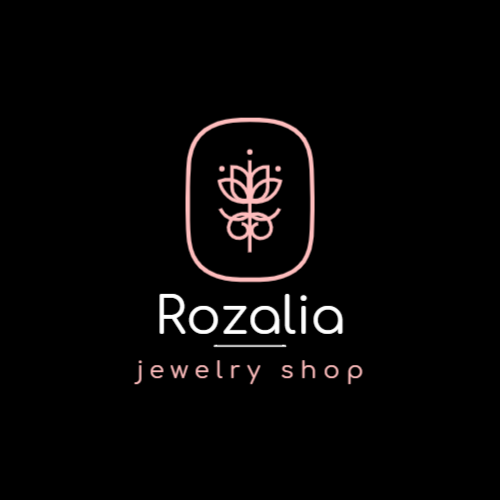 Абстрактный Розовый Цветок Логотип